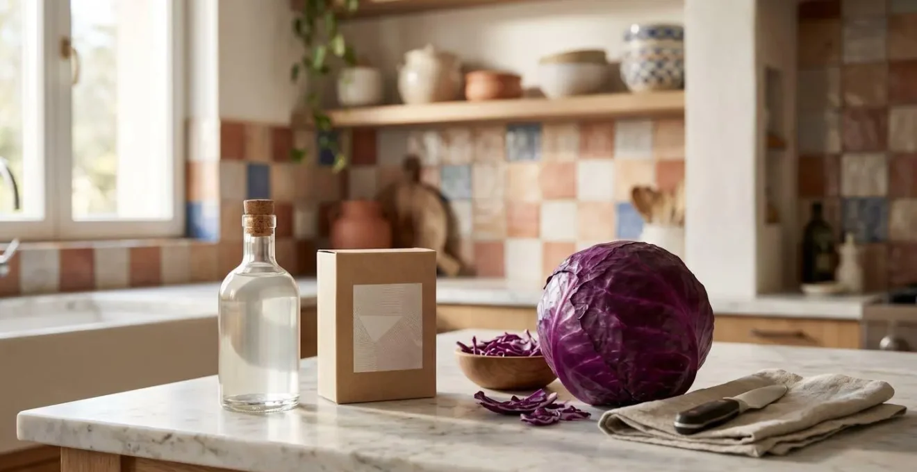 Experimento de química espectacular con ingredientes de supermercado sobre mesa de cocina española
