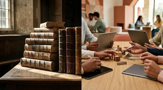 Concepto metafórico del cambio educativo del profesor tradicional al docente digital del siglo XXI