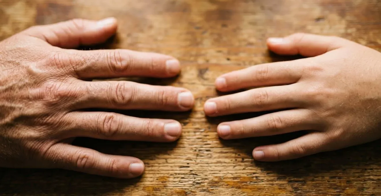 Padre e hijo adolescente en conversación natural e indirecta creando espacio de confianza