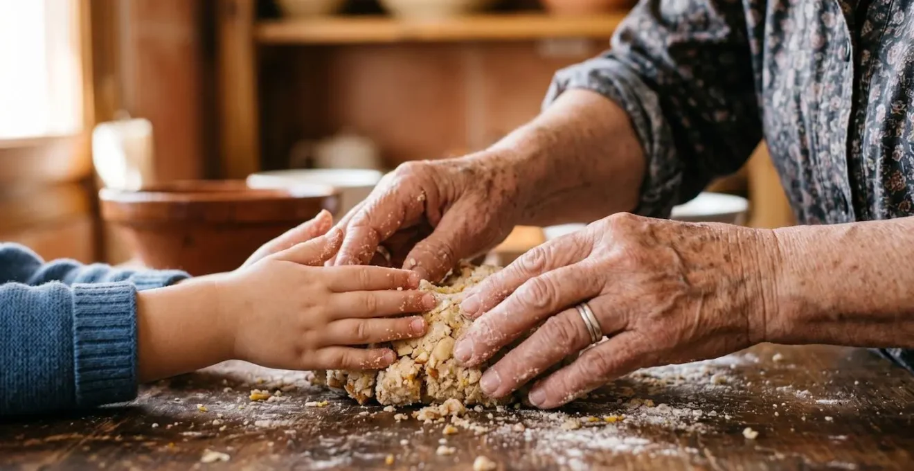 Transmisión de conocimientos culturales y afectivos entre generaciones en entorno familiar español